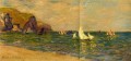 Sailboats at Sea Pourville Claude Monet
